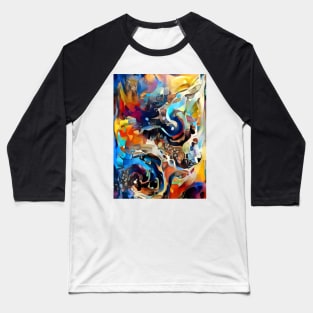 Color Spiral Baseball T-Shirt